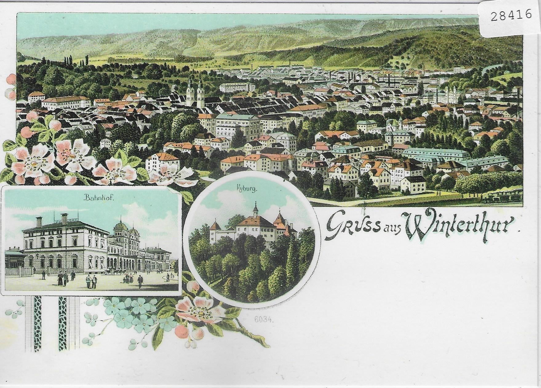 Ansichtskarten: Gruss aus Winterthur - Pro Senectute – Gebraucht aus Ettingen von Kartenplanet