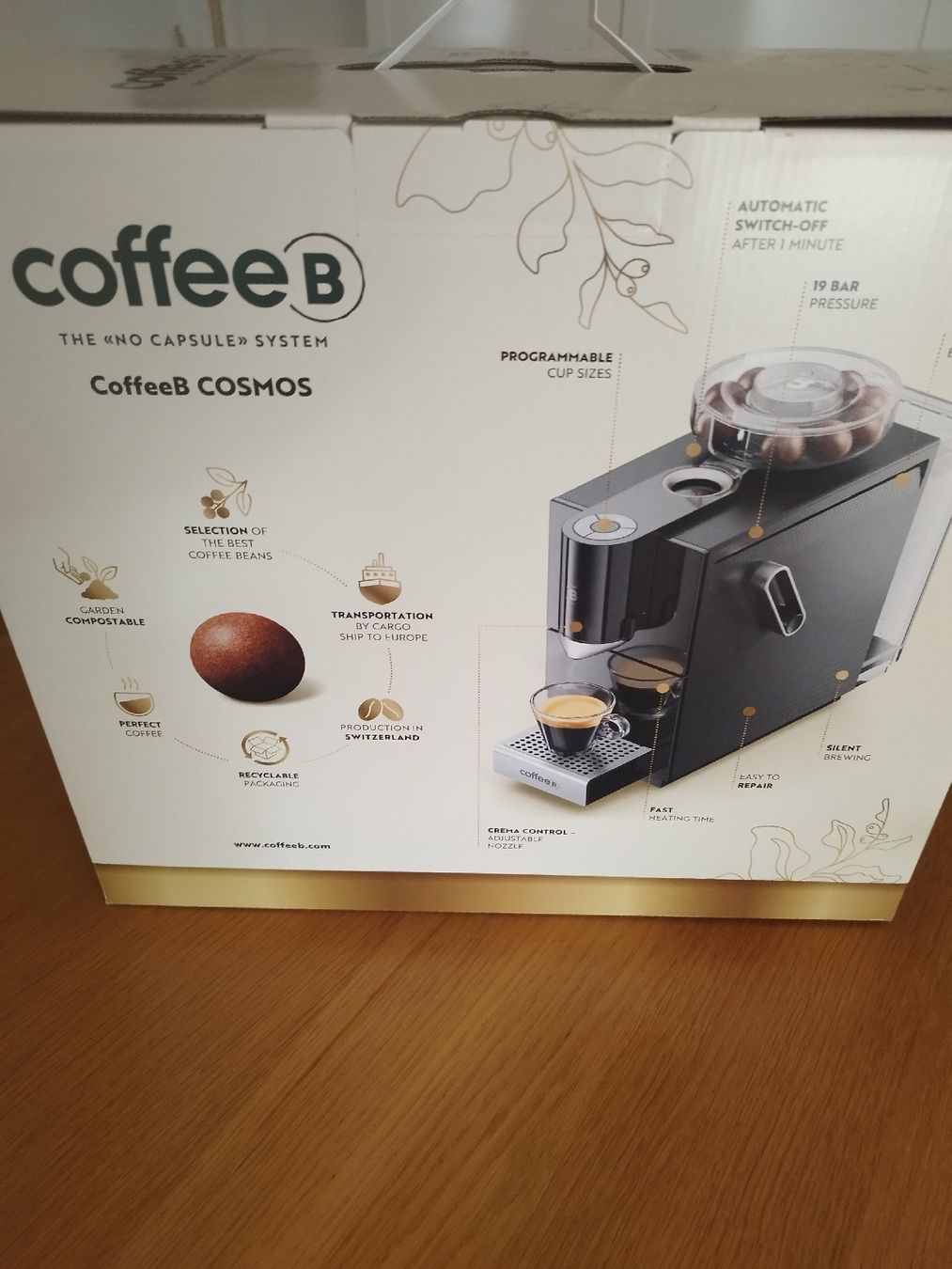 Coffee B Macchine per caffè & Macchine per espresso: Espresso Maschine coffee B Cosmos – Nuovo e nell'imballaggio originale da Unterengstringen venduto da Wolverine65 3
