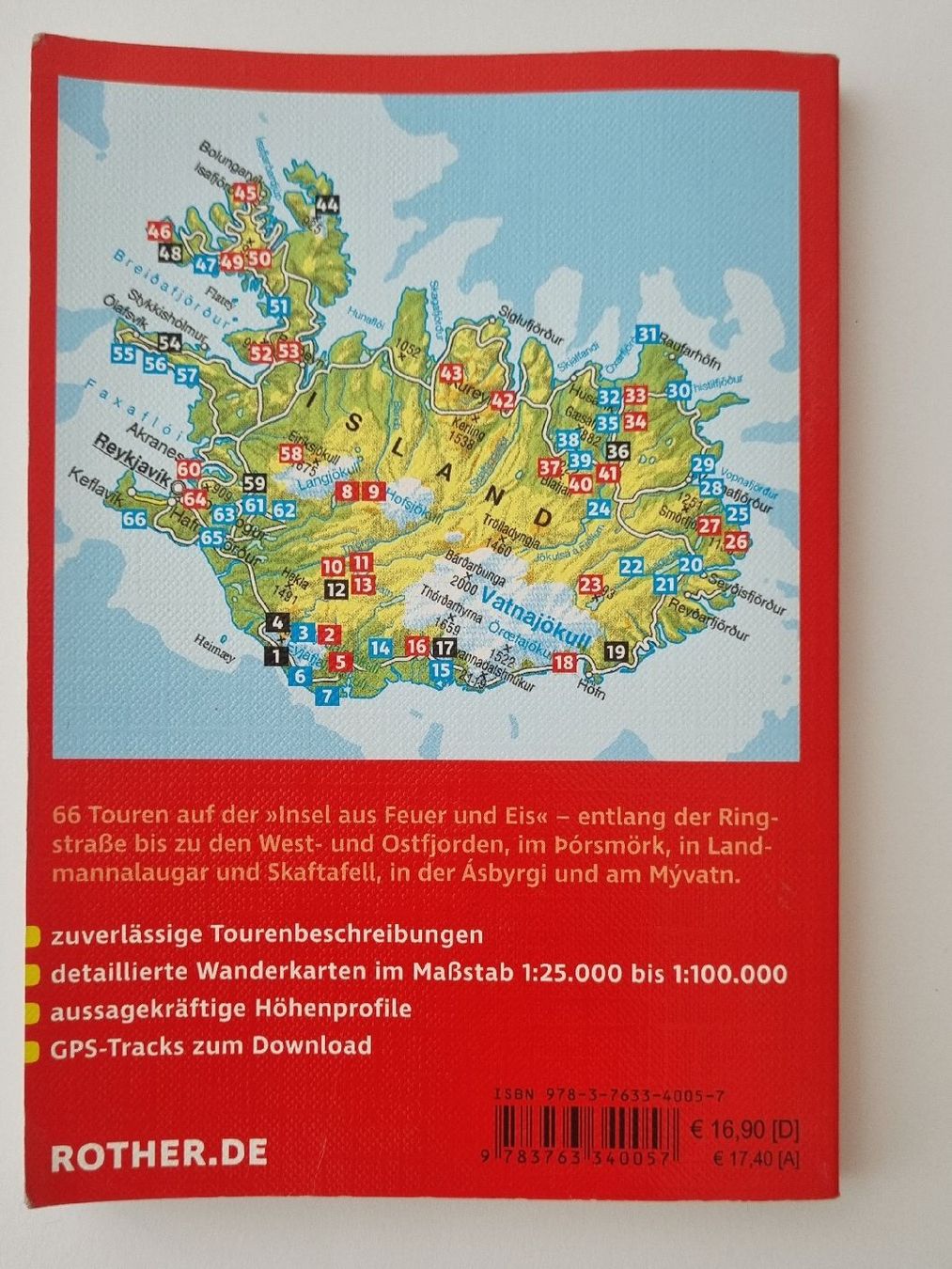Libri: Island Rother Wanderführer (Neu!) – Nuovo (secondo la descrizione) da Zürich venduto da lizzie_26 7