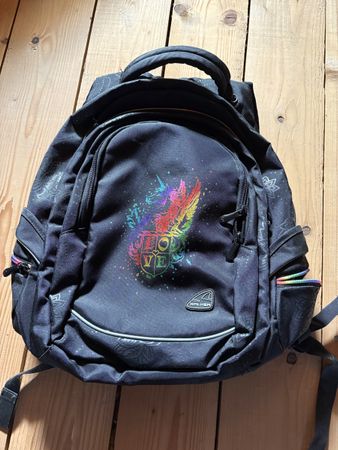 Rucksack Walker schwarz Unicorn LOVE 