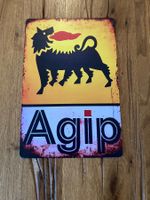 Agip Retro Schild / neu
