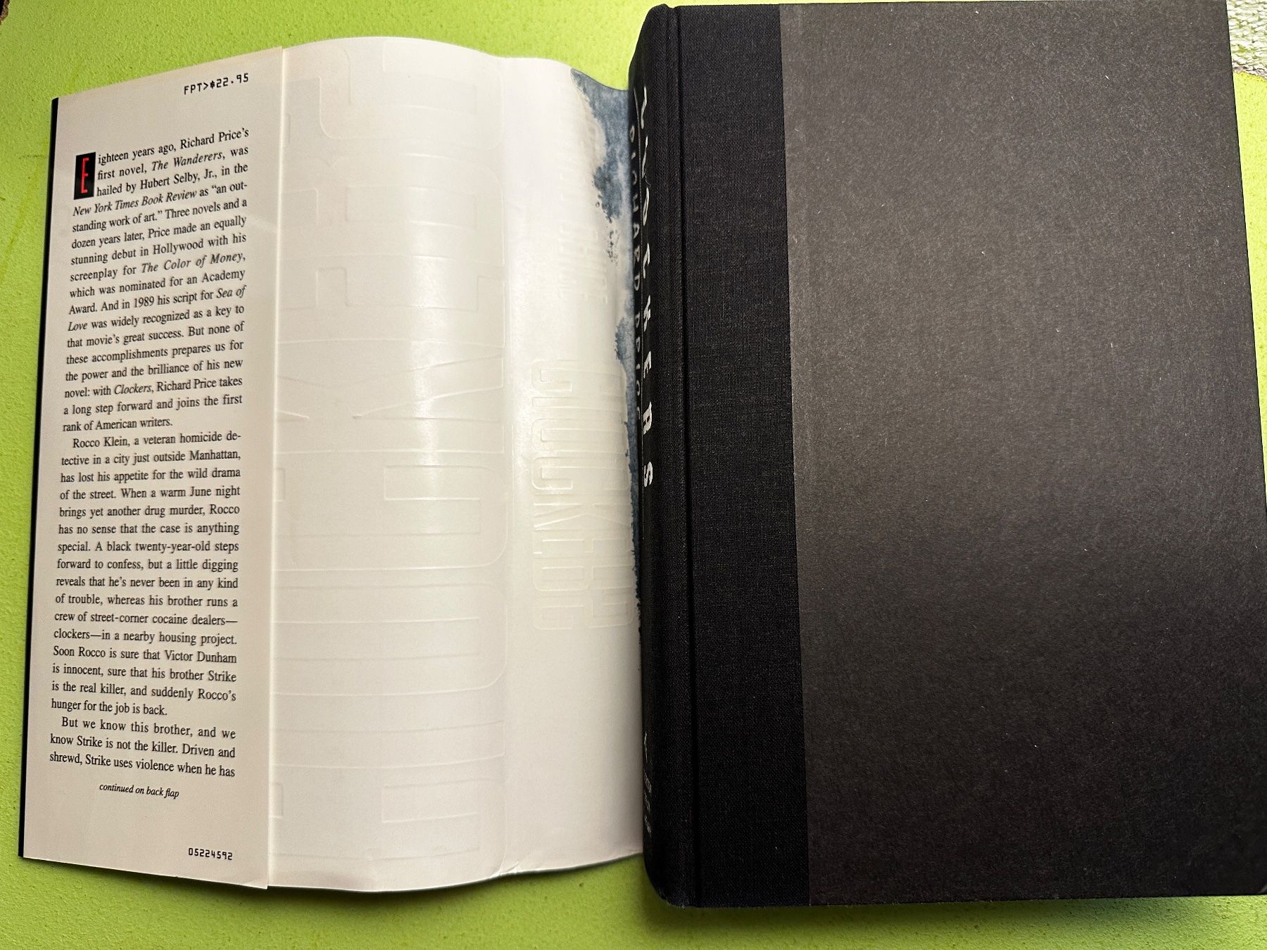 Libri: Richard Price: Clockers. A novel. – Usato da Zürich venduto da allp 1