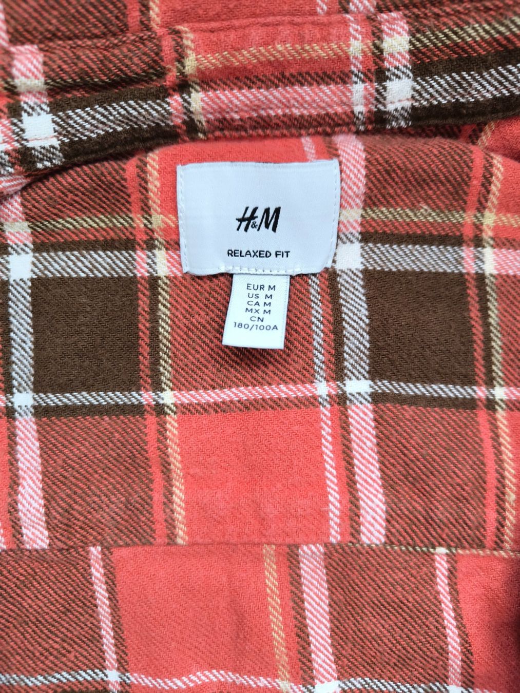 H&M Hemden: Chemise flannel HM orange – Gebraucht aus Prilly von lec_bb8t 2