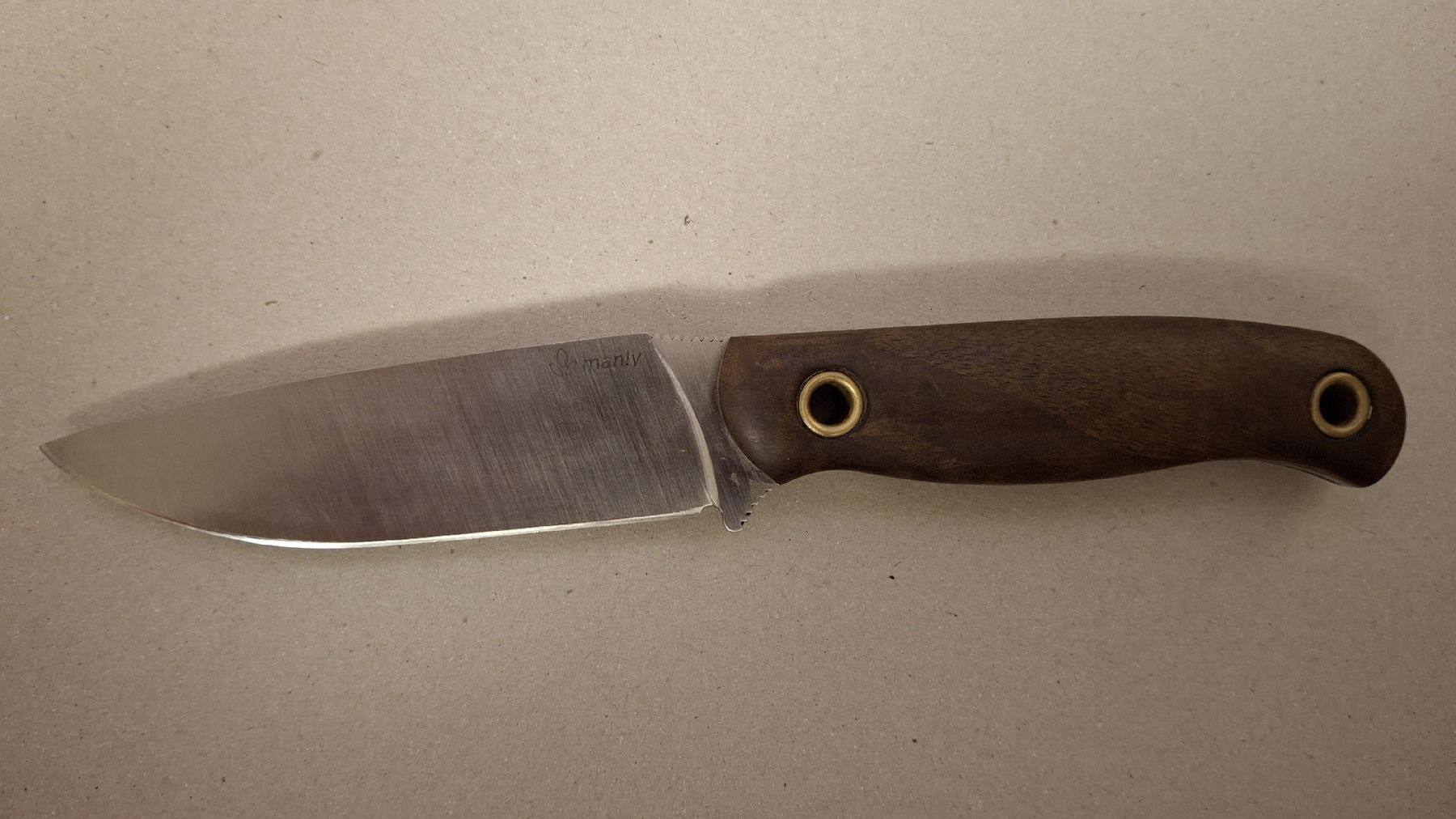 Zubehör: Manly Crafter D2 Walnussholz Messer – Gebraucht aus Hombrechtikon von Roman83 1