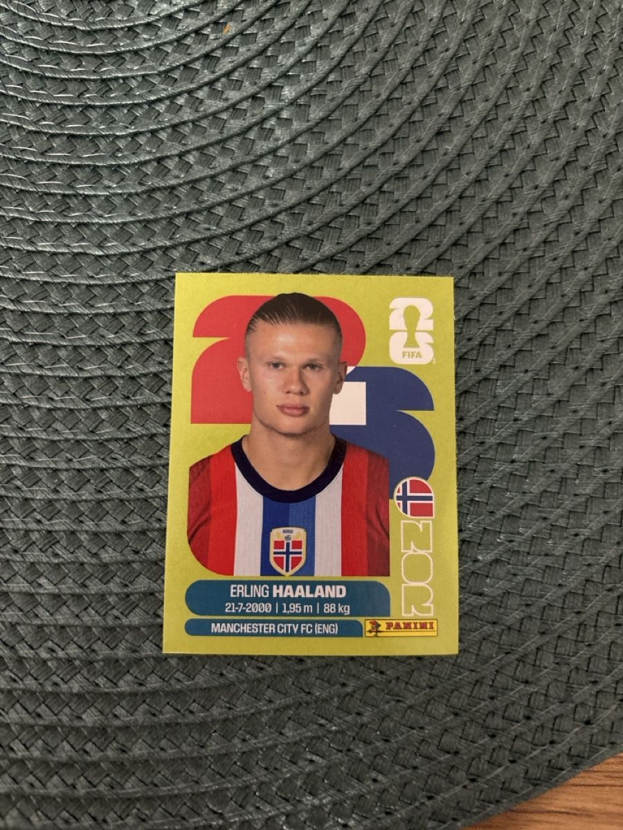 Panini Carte collezionabili: Erling Haaland Sticker 2026 – Nuovo (secondo la descrizione) da Unterengstringen venduto da iamsaray