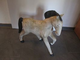 Pferd Skulptur Figur Gross Antik-Vintage ? Sehr Schön