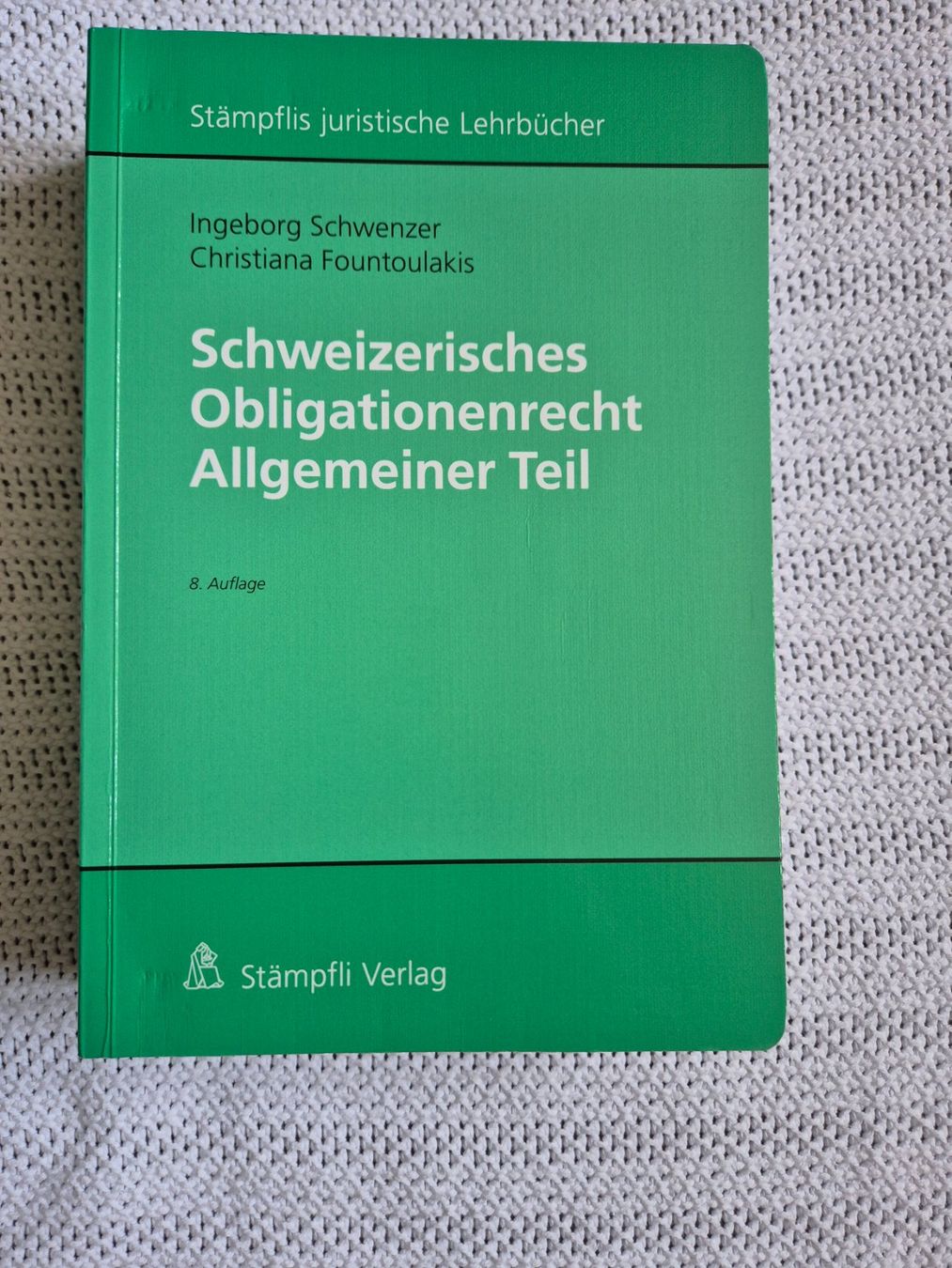 Libri: Schweizerisches Obligationenrecht Allgemeiner Teil – Nuovo (secondo la descrizione) da Reigoldswil venduto da lus_76dn
