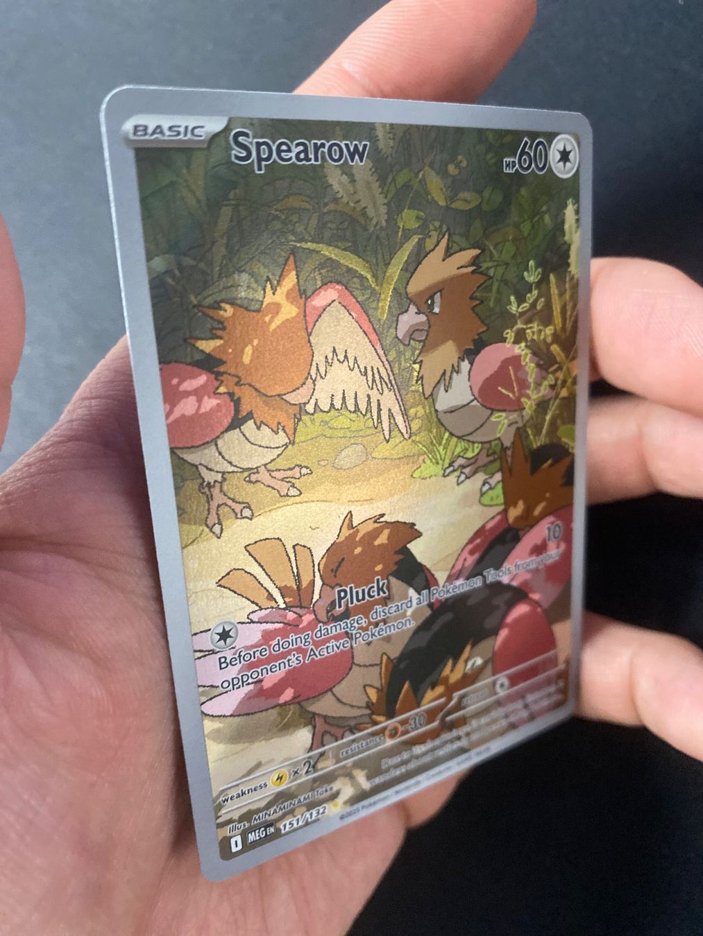 Pokémon Carte collezionabili: Spearow 151 - Habitak - Illustr. Rare - Mega Evolution - EN – Nuovo (secondo la descrizione) da Hausen AG venduto da Shrade 2