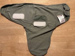 Pucktuch SwaddleMeyco 1.0 TOG 0-3 Monate grün