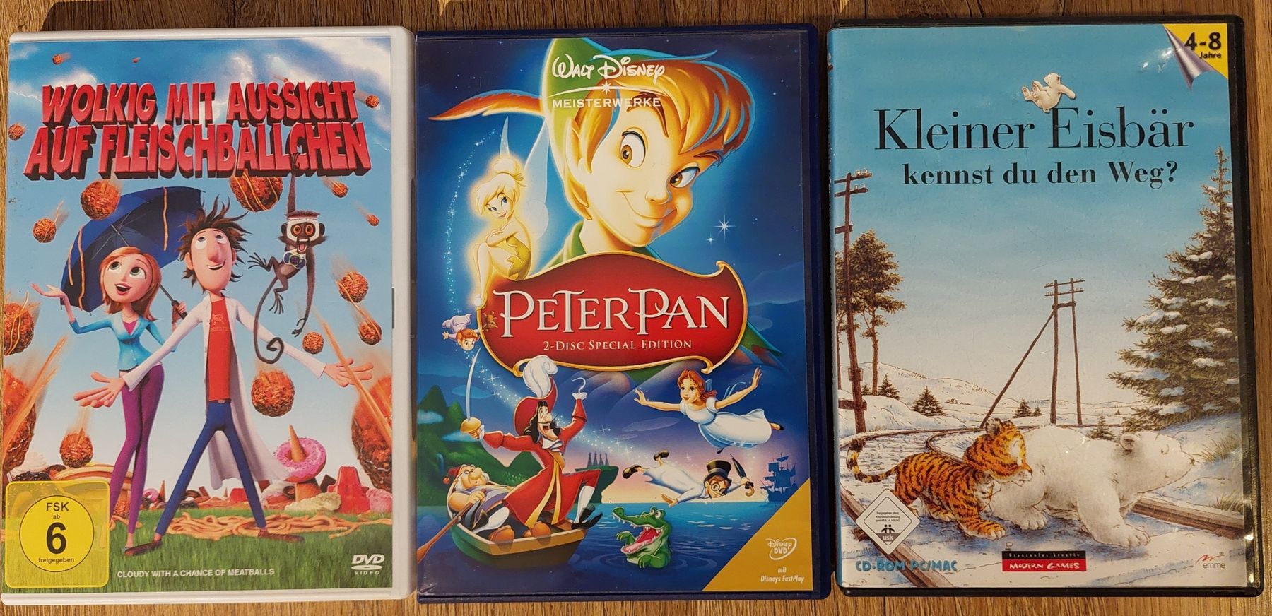 Tutti i DVDs: 3 Kinder DVDs – Usato da Wolhusen venduto da Arminho09