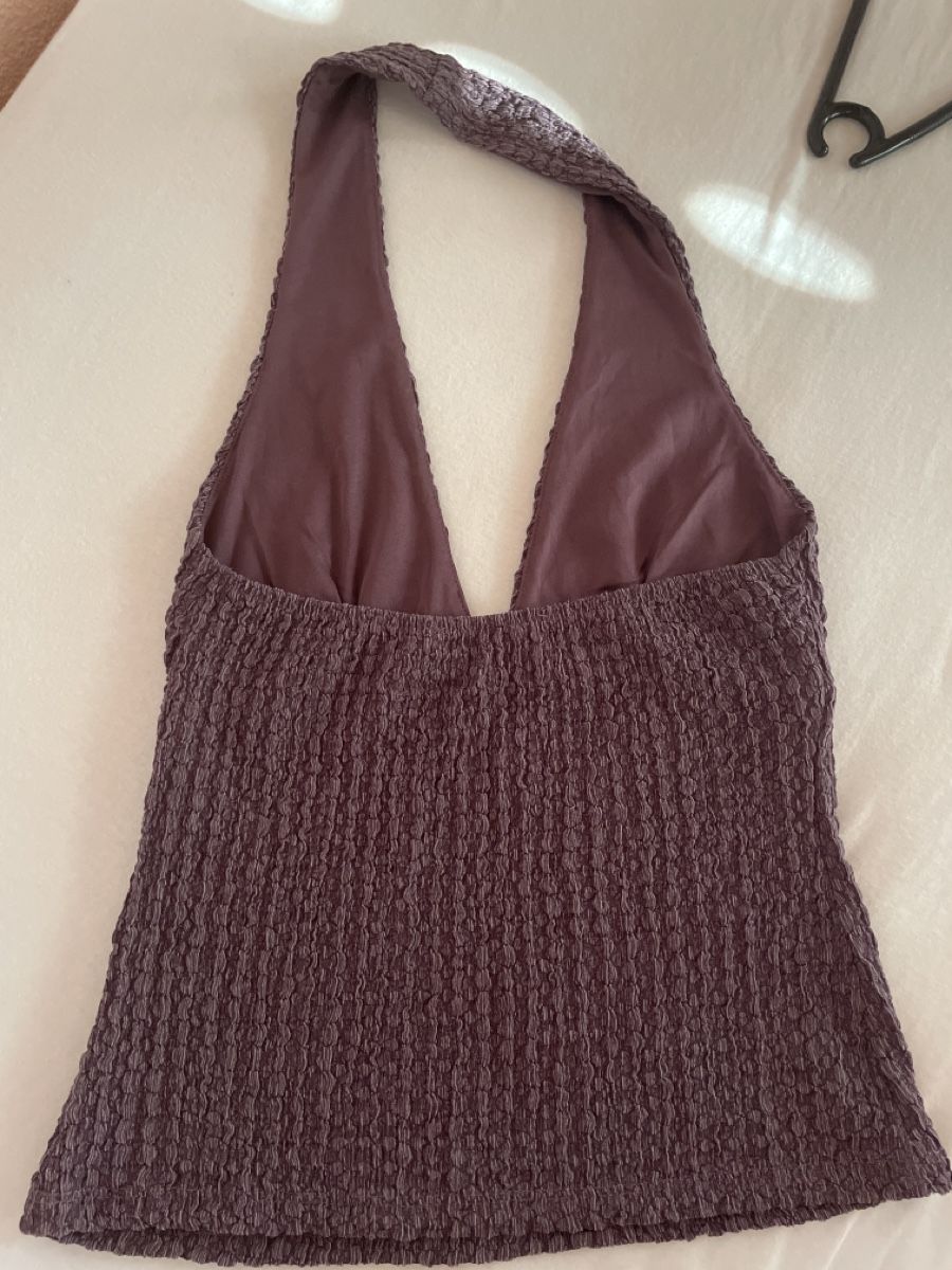 Pull&Bear Top: Neckholder lila  – Usato da Salez venduto da jum_zx7w 5