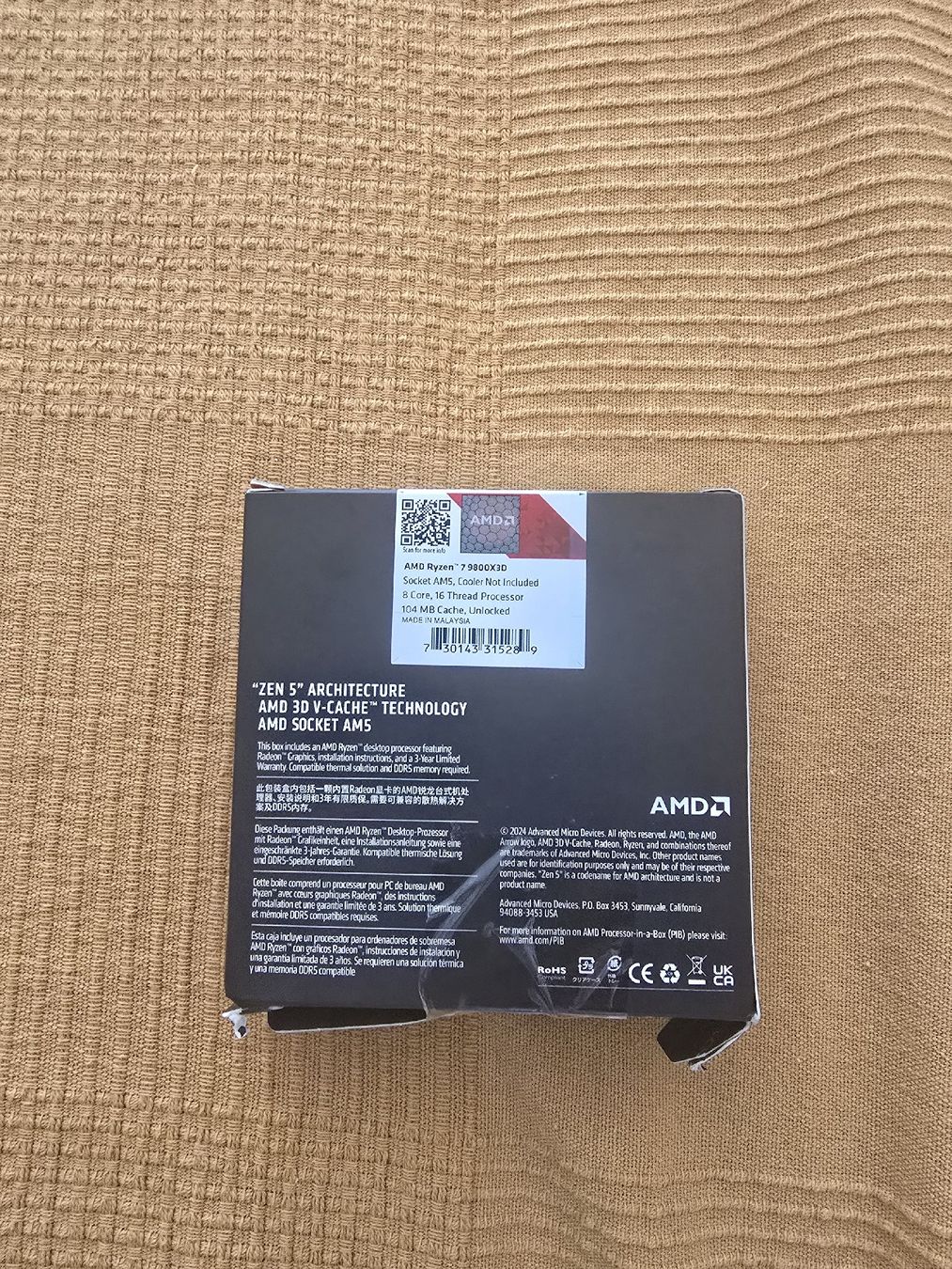 Amd PC: AMD Ryzen 7 9800X3D – Nuovo (secondo la descrizione) da Würenlingen venduto da Joker15 2