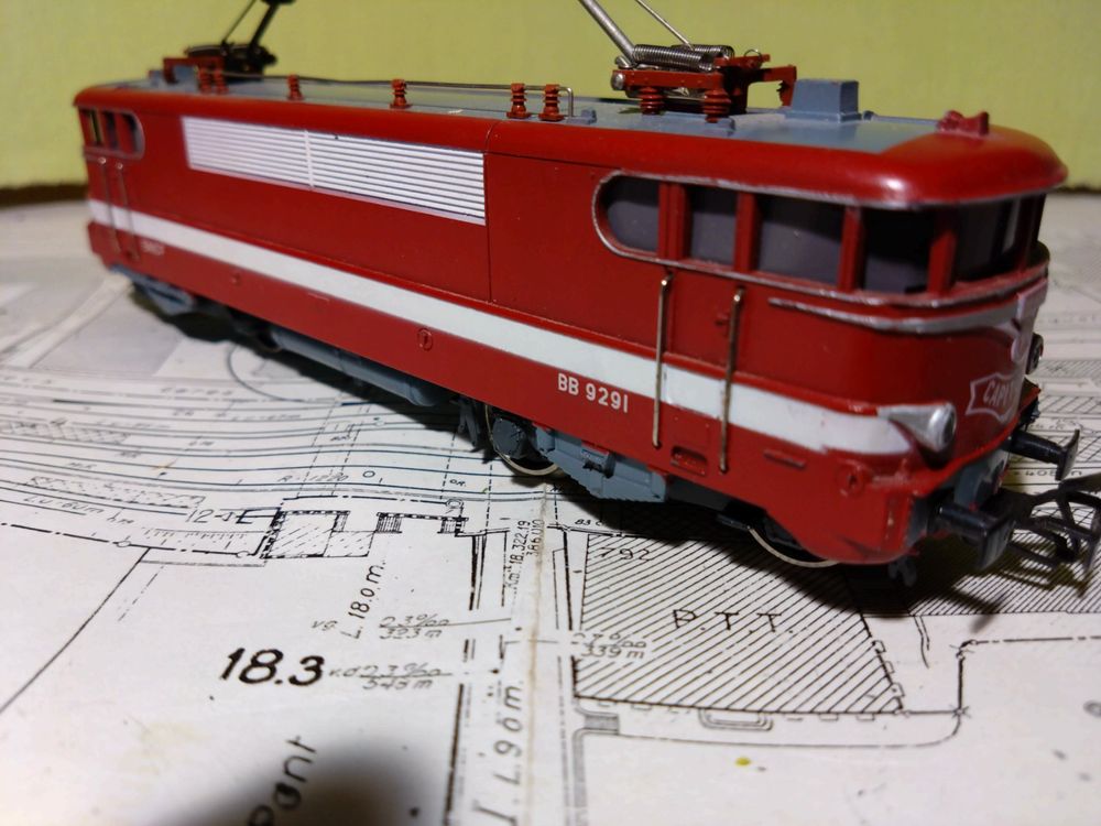 Märklin H0 - 3059 - Elektrolokomotive - BB 9291, Kapitol