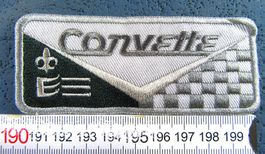 CORVETTE CHVY AUTO LOGO GESTICKT AUFNÄHER PATCH OHNE LEIM