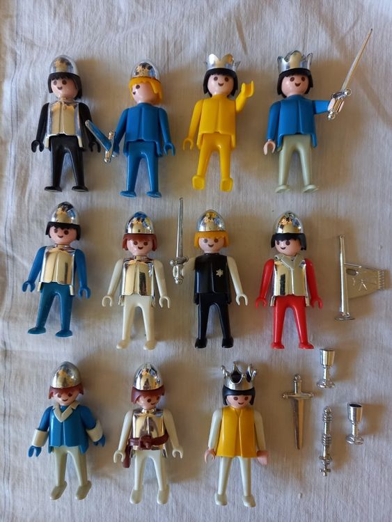 GROS LOT PLAYMOBIL chevaliers du faucon- chevaliers asiatiques (vrac) EUR 39,00 - PicClick FR