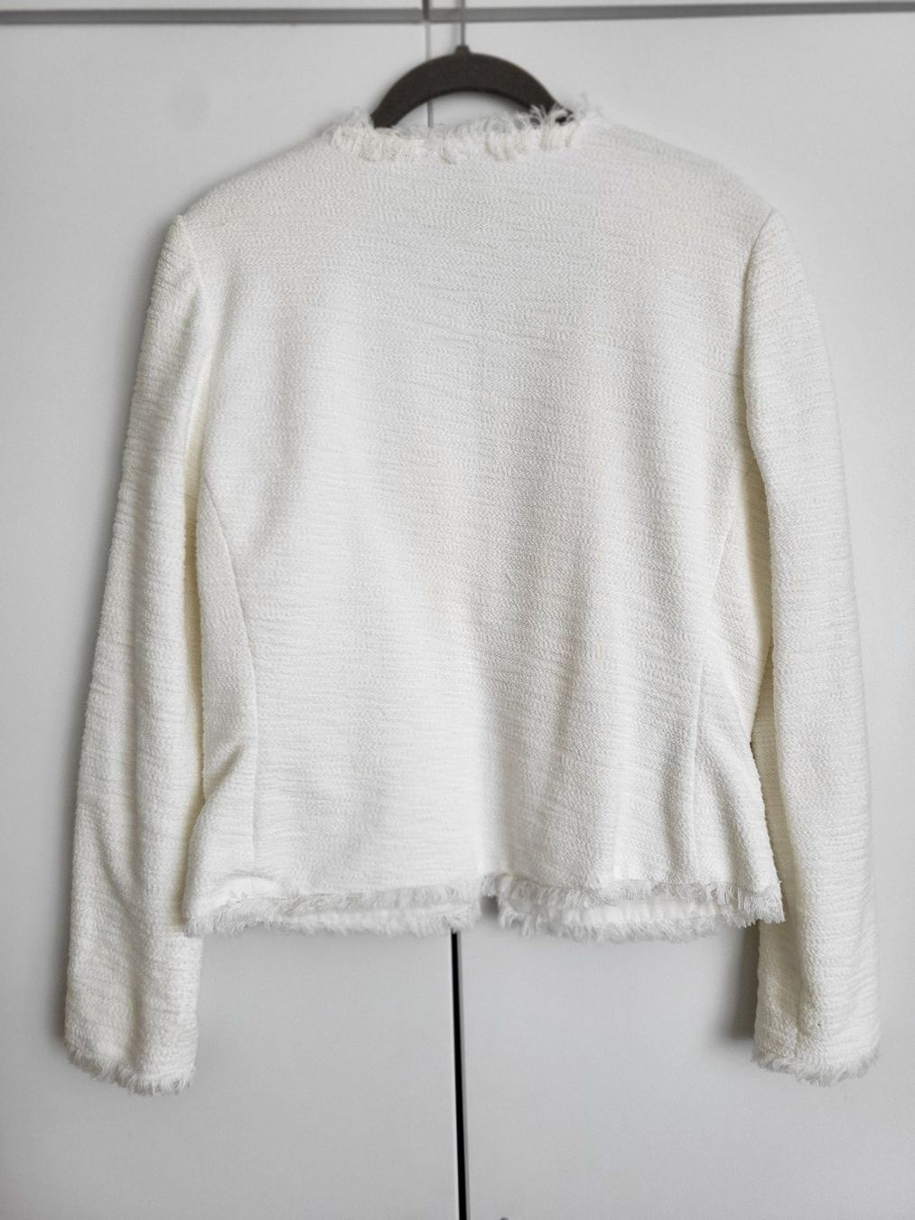 Mango Giacche: Mango Bouclé Jacke, Gr. M - weiss, Baumwolle – Usato da Baar venduto da clar6 1