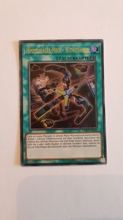 Yugioh Himmelsjäger-Mech Witwenanker Ultra Rare 1. Auflage Deutsch