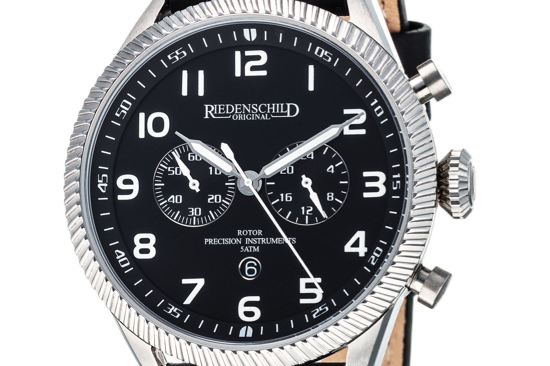 Orologi: Riedenschild Rotor Chrono 45mm schwarz – Nuovo e nell'imballaggio originale da Wittenbach venduto da uhrenshop24swiss 1