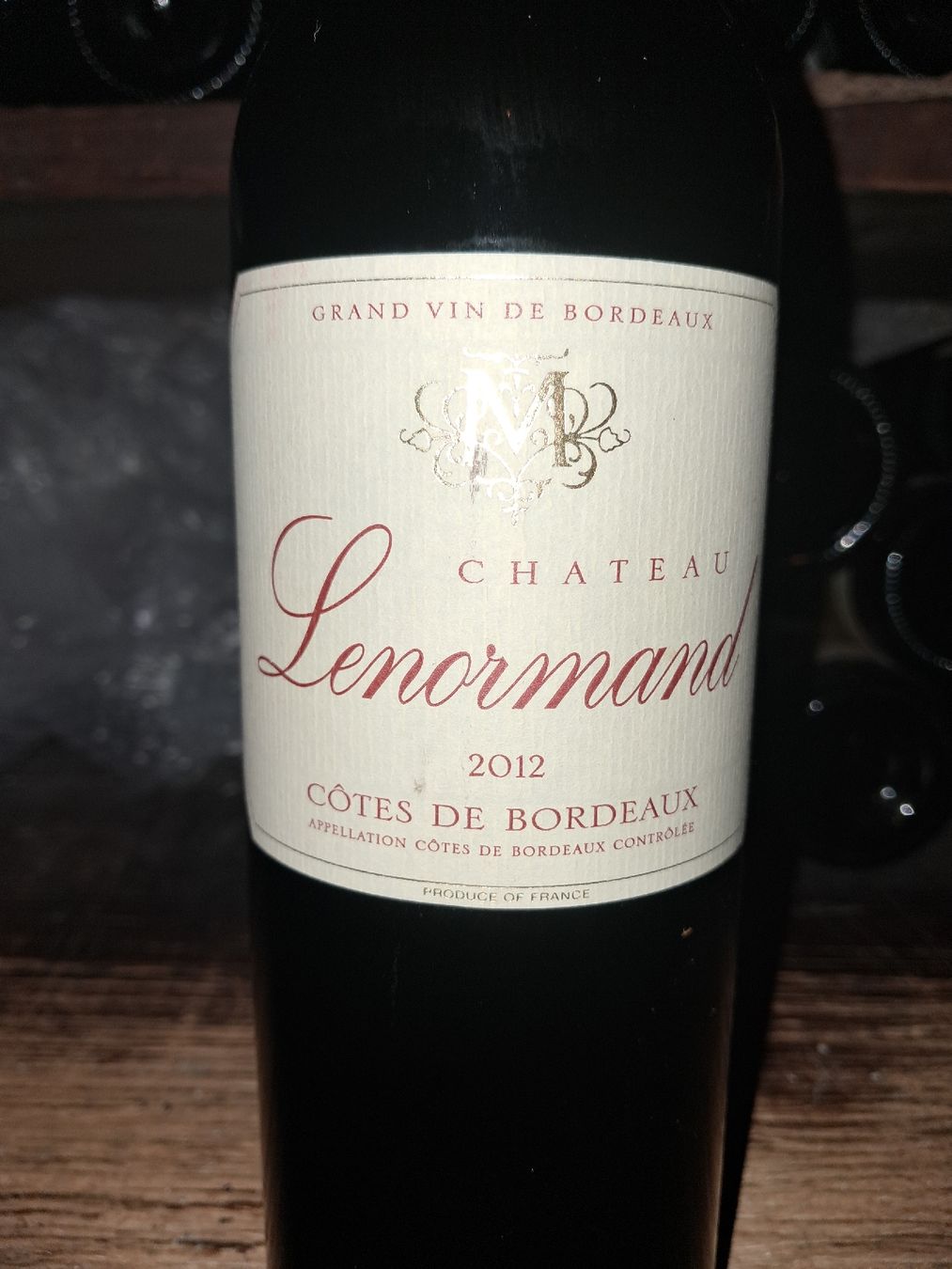 Wein: Château Lenormand Côtes de Bordeaux 2012 – Neu und originalverpackt aus Le locle von juliensaran 1