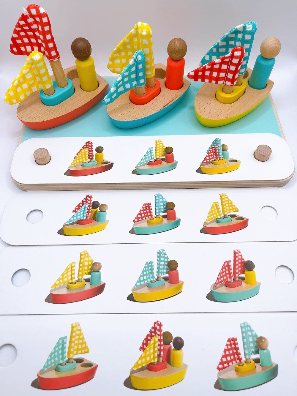 Giocattoli: Lovevery Pattern Match Boats Cards Muster Kartenbootspaar – Usato da Vacallo venduto da olg_7nvc