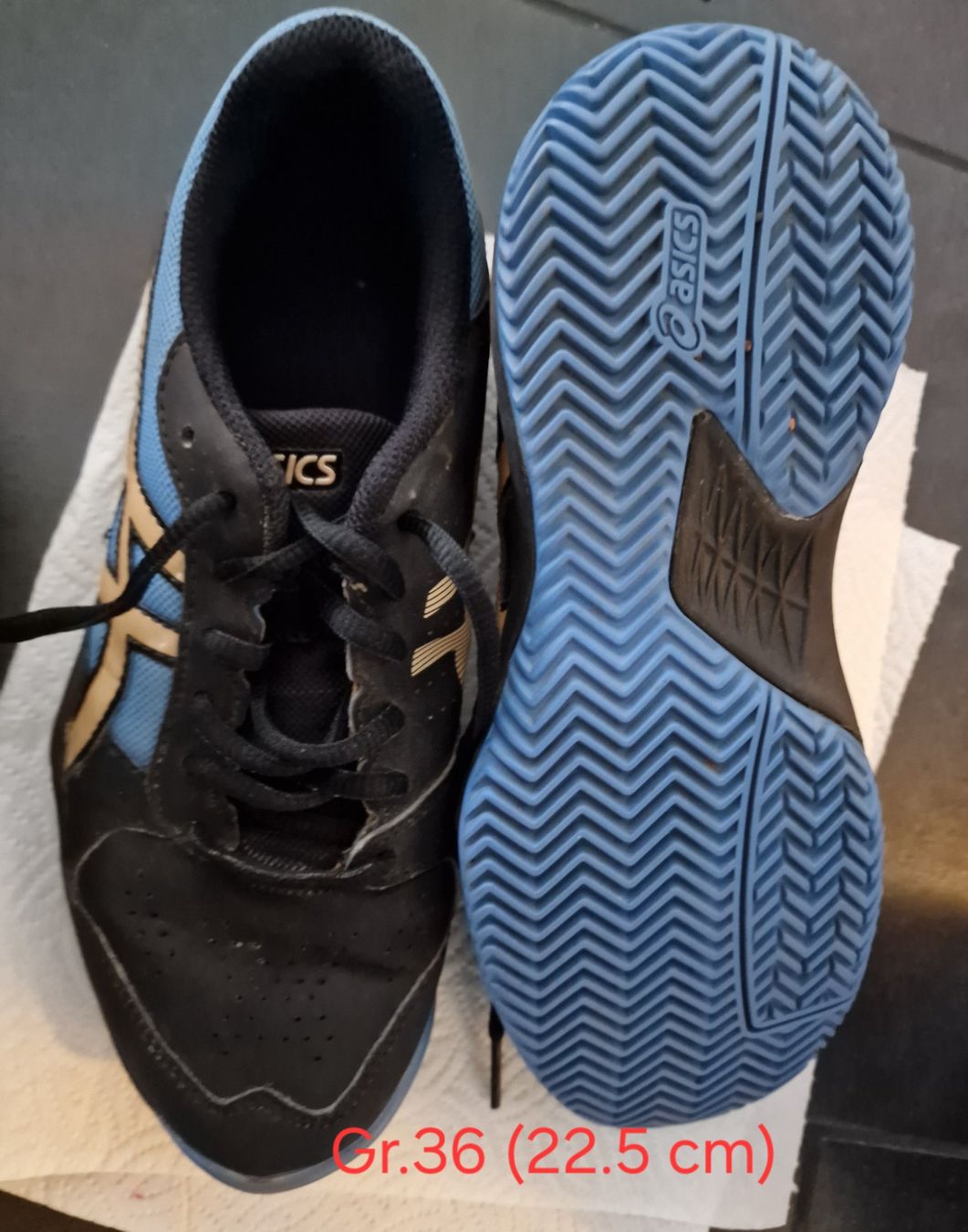 Asics Scarpe per ragazzi: Asics Tennisschuhe /Turnschuhe Gr.36 – Usato da Solothurn venduto da Legolas15