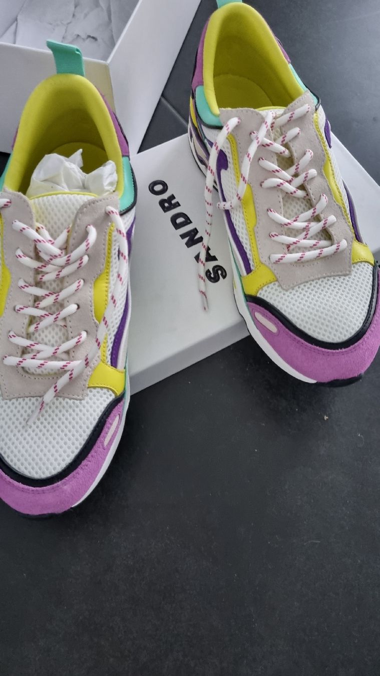 Sandro Scarpe da donna: sneaker "Flame" von Sandro neu 41 bunt – Nuovo e nell'imballaggio originale da Bad Zurzach venduto da Mfritzli 1