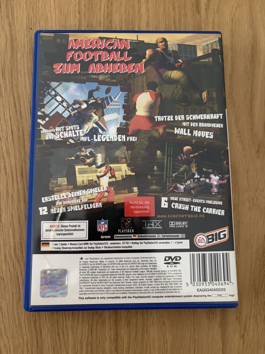 Sony Giochi: NFL Street 2 - PlayStation 2 – Usato da Pully venduto da FunkyGames 1