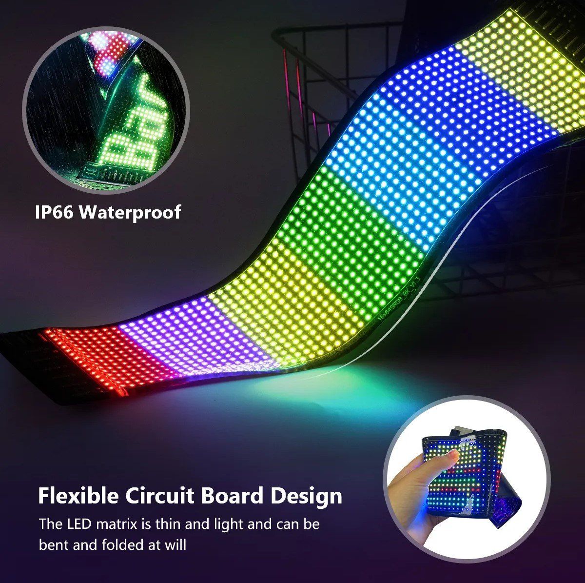 Ghirlande e barre luminose: LED Panel, Werbung LED-Zeichen  Bluetooth-App-Steuerung – Nuovo e nell'imballaggio originale da Uerkheim venduto da Kaufoption 5