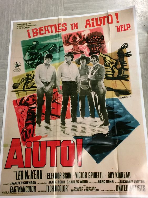 Maglietta The Beatles Vintage 60s - Sabato Mattina Cartone Animato - Riproduzione Unisex