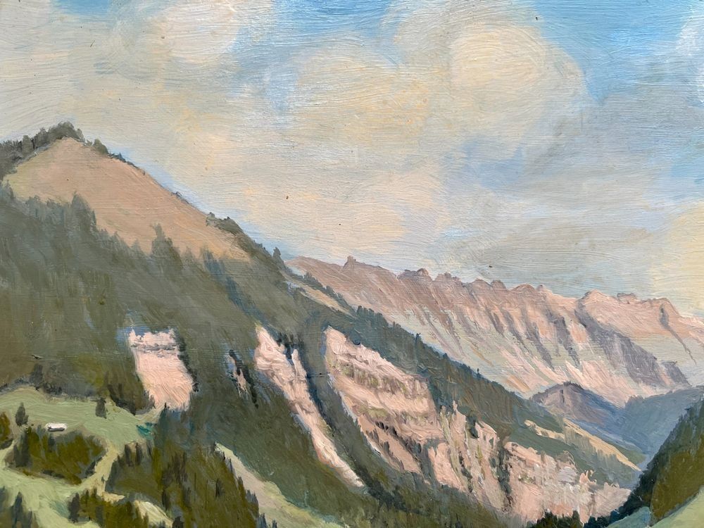 Dipinti: Gemälde - Edwin Glanzmann  / Entlebuch 1940 – Usato da Luzern venduto da Xzoro 2