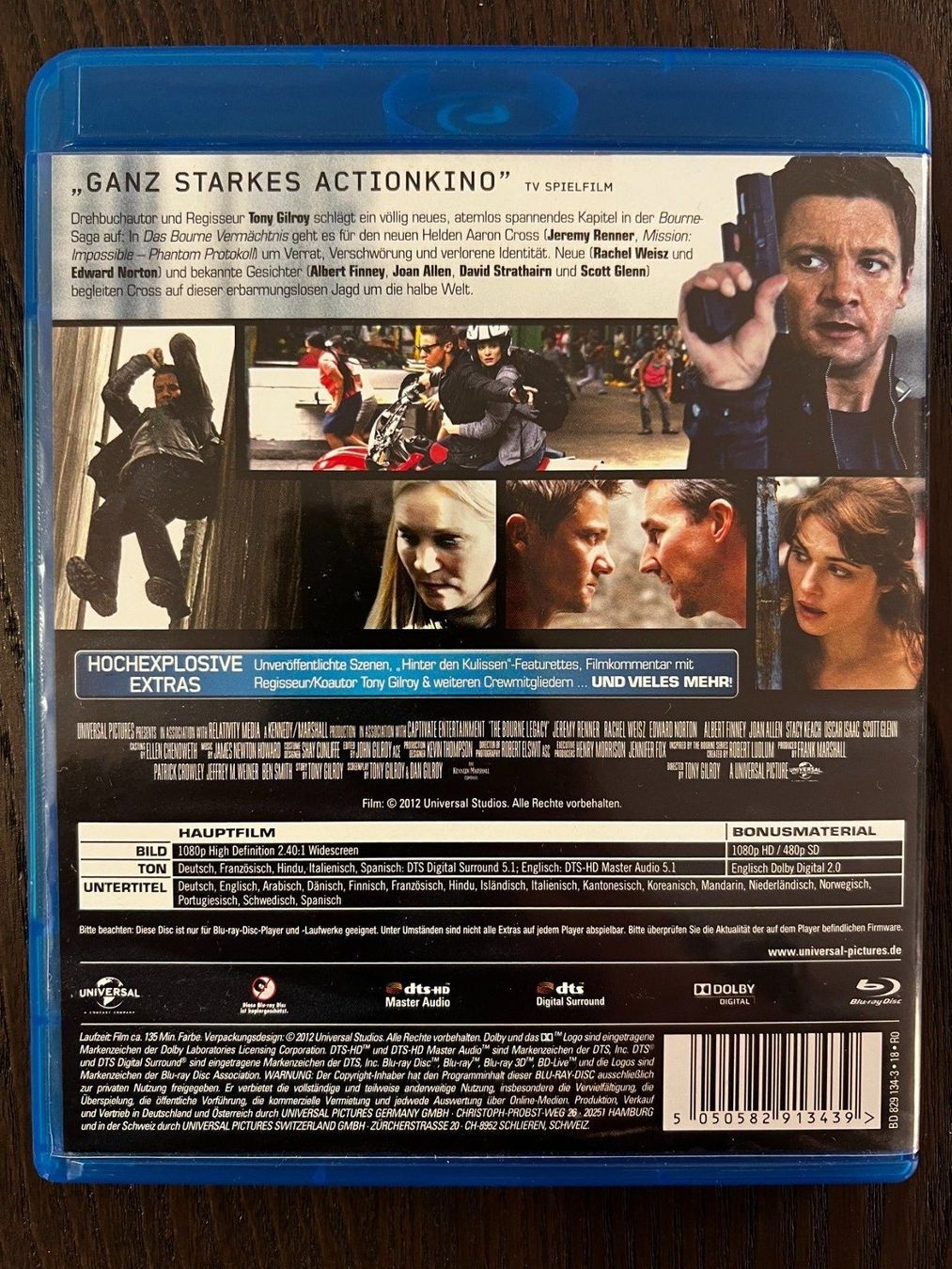 Tutti i DVDs: Das Bourne Vermächtnis – Usato da Zürich venduto da Blu-ray_ZH 1