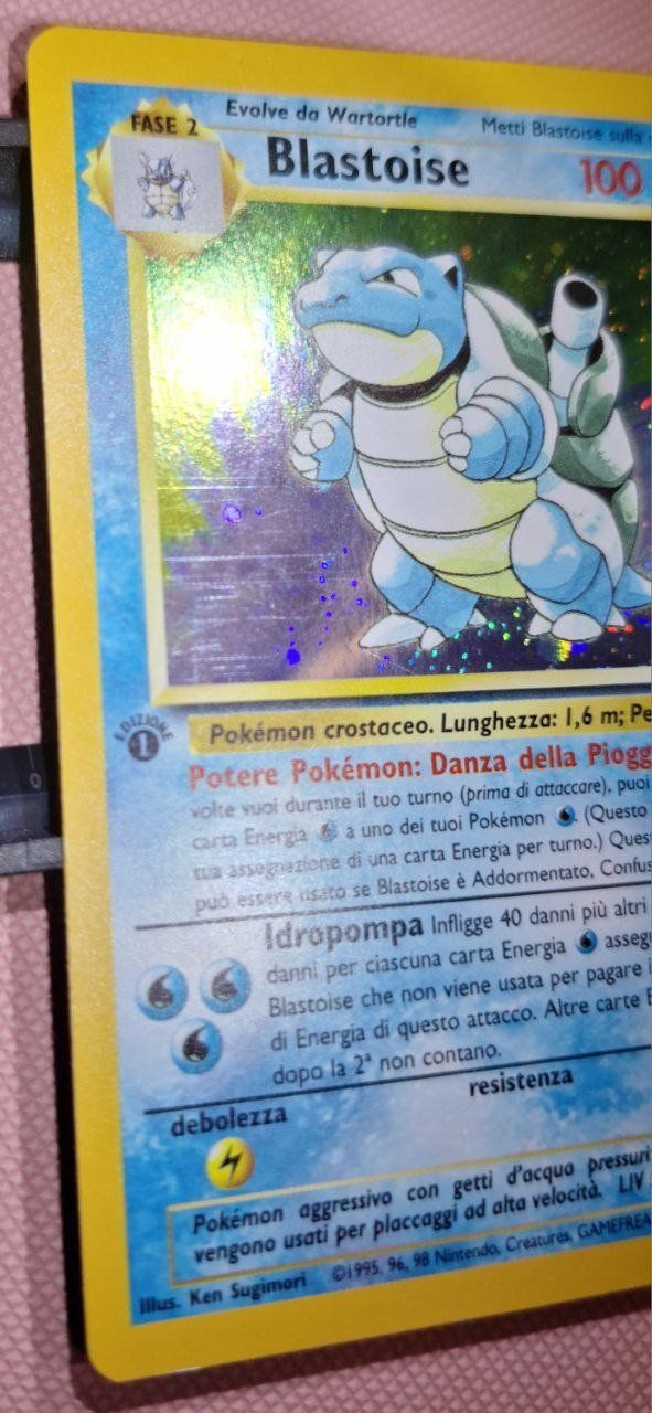 Pokémon Carte collezionabili: Pokémon Blastoise Holo 1st Edition Italian Base Set WOTC – Nuovo (secondo la descrizione) da Magadino venduto da LolleCB 3