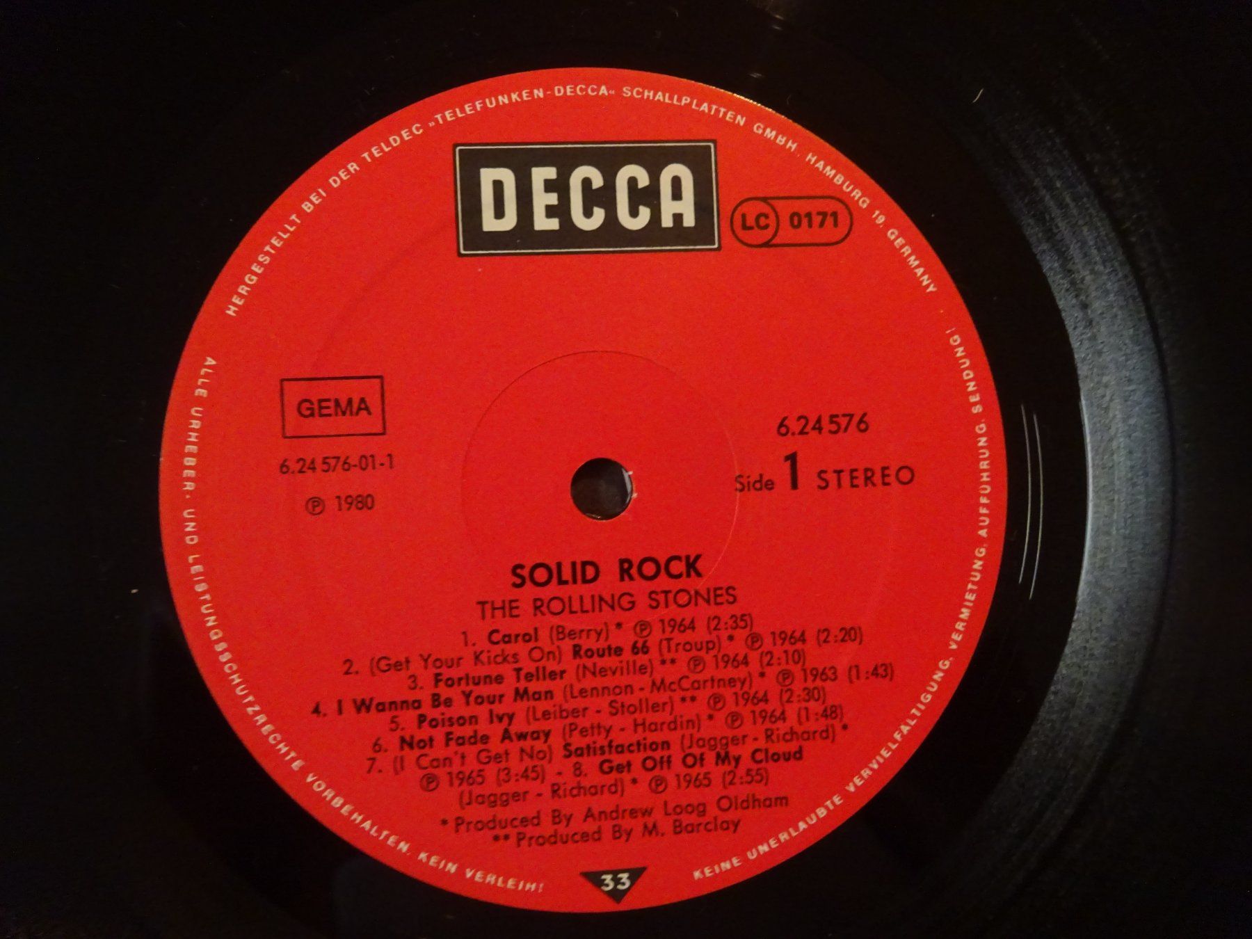 Schallplatten: THE ROLLING STONES * SOLID ROCK * CLUB EDIT. * NEUWERTIG – Gebraucht aus Luzern von xrayspex99 7