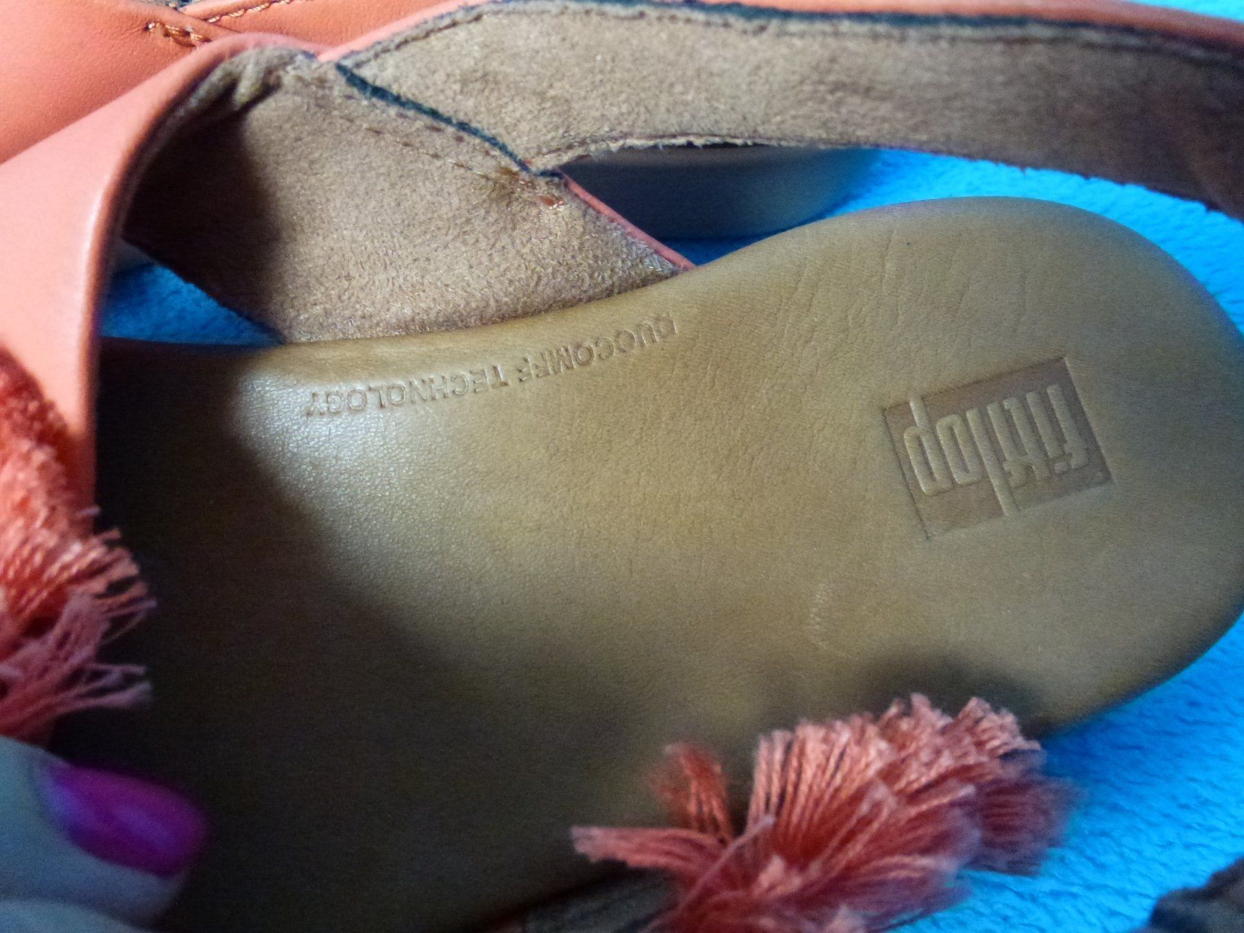 Fitflop Damenschuhe: FITFLOP SANDALEN ORANGE /NP CHF 149.- – Gebraucht aus Eschenbach SG von Lady020 5