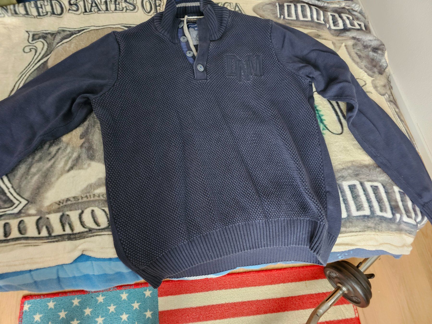 Maglioni & Felpe: Dunkelblauer Herren Strickpullover, Grösse GR/XXL – Usato da Sumiswald venduto da Sumo68