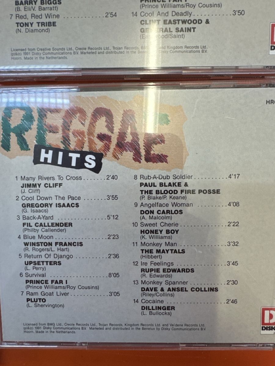CDs: Reggae Hits CD Sammlung, diverse Interpreten, Top Zustand! – Gebraucht aus Frümsen von Katzen0 5