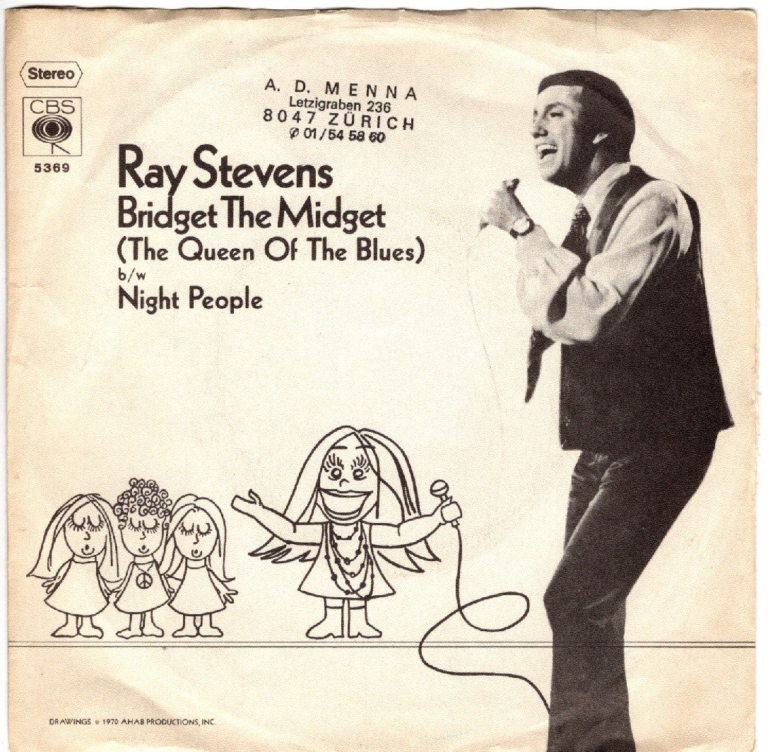 Dischi in vinile: Ray Stevens  -  Bridget The Midget, 1971 – Usato da Zürich venduto da Avd