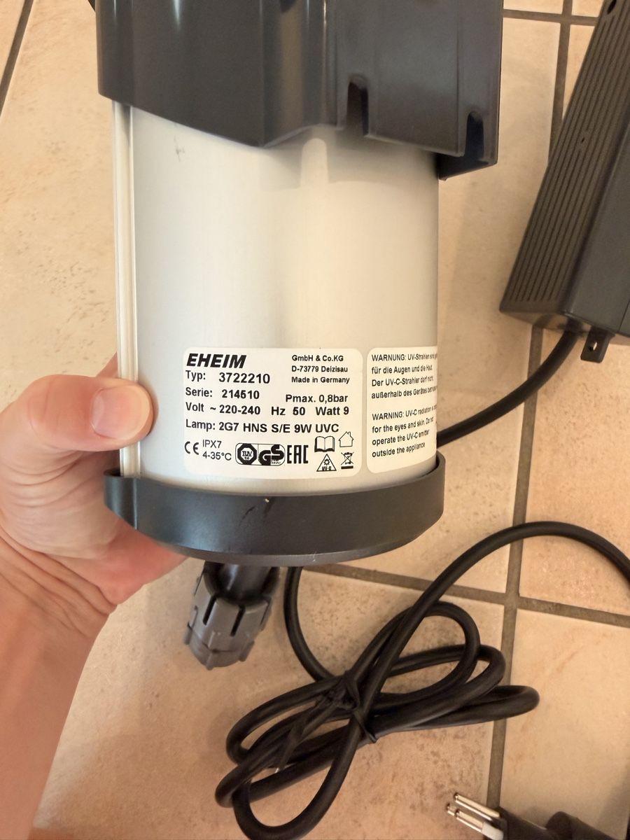 Eheim Lampade: Eheim UV-C Klärer Typ 3722210 9 Watt  – Difettoso da Bühler venduto da ina_dfv6 1