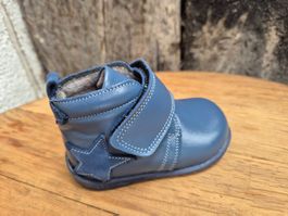 DENO Kinderboots Echtleder Stiefel gr20 Blau💕Herzig(403)
