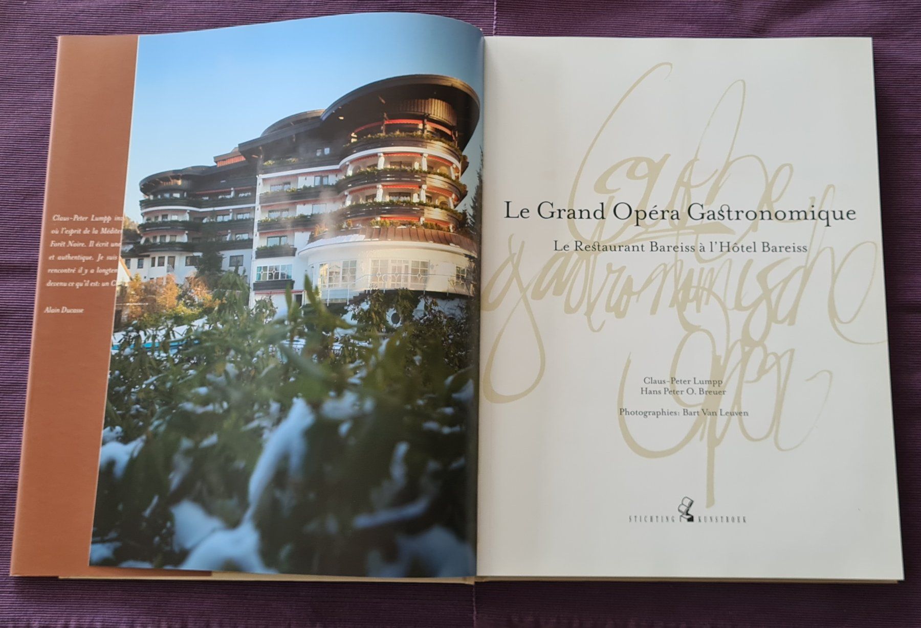 Libri: Das Restaurant Bareiss - Grosse gastronomische Oper – Nuovo (secondo la descrizione) da Zumikon venduto da Rosa26 2