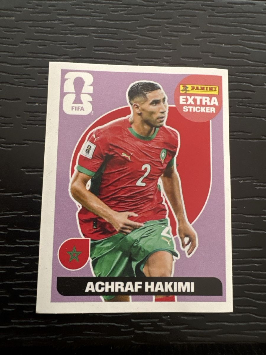 Panini Sammelbilder & Trading cards: Extra Sticker Achraf Hakimi  – Neu (gemäss Beschreibung) aus Sigriswil von Sand_Bu