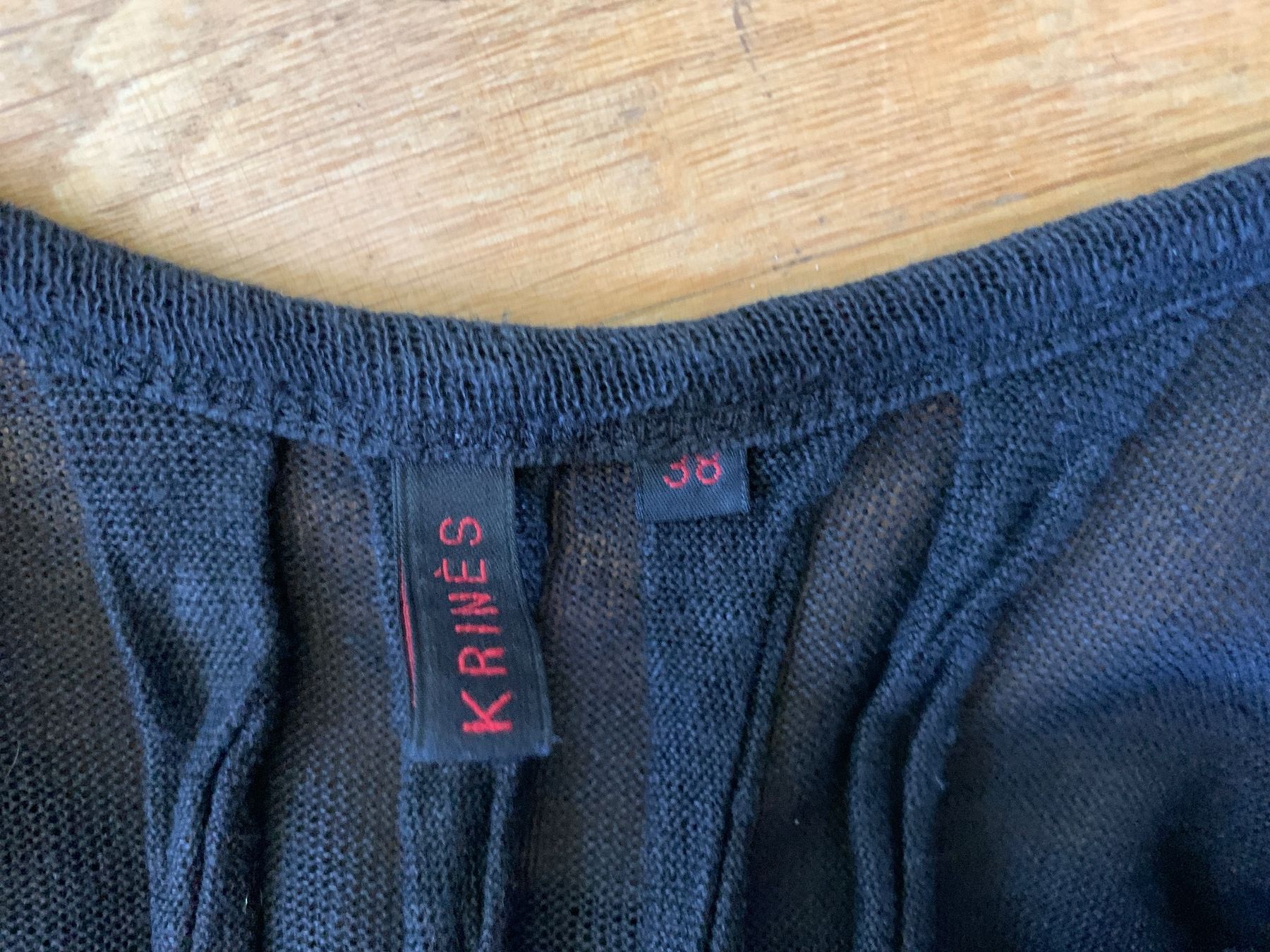 Camicette: Schwarze Leinen Bluse Walter Krines Gr. 38 – Usato da Richterswil venduto da Moii89 2