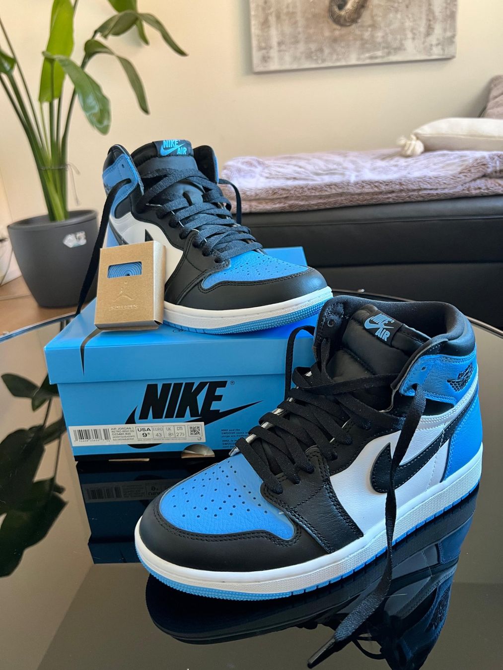 Jordan Scarpe da uomo: Air Jordan high, university blue, Gr. 42 – Nuovo e nell'imballaggio originale da Winterthur venduto da Linda1203 1