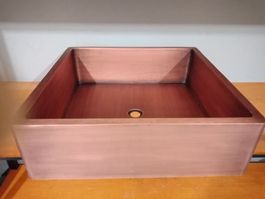 Waschbecken Kupfer Lavabo Handwaschbecken Aufsatz Becken