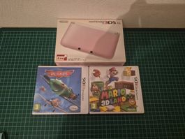 Nintendo 3DS XL LL Pink Edition with Games - Excellent