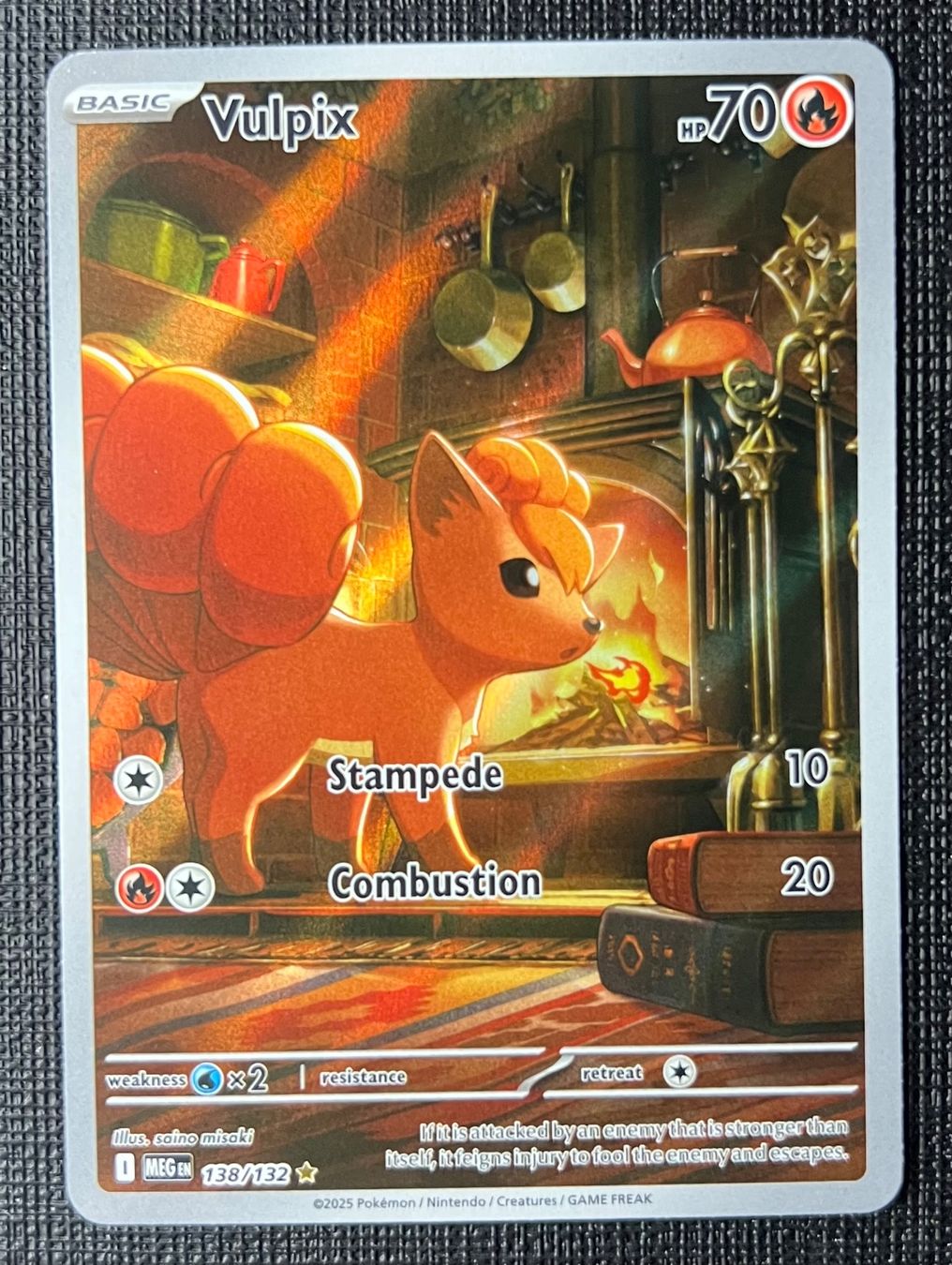 Pokémon Sammelbilder & Trading cards: Pokemon Vulpix 138/132 Mega Evolution EN – Gebraucht aus Appenzell von RMBricks
