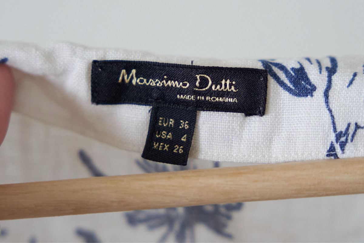 Massimo Dutti Chemisiers: Massimo Dutti Oberteil Grösse S Blumen Leinen – Neuf (Voir description) à Olten par Sebbwen 1