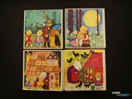 4 Holzpuzzles "Hänsel und Gretel" von PENELOPE