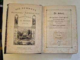 Die Schweiz in Original-Ansichten von H. Runge, II. Band,...