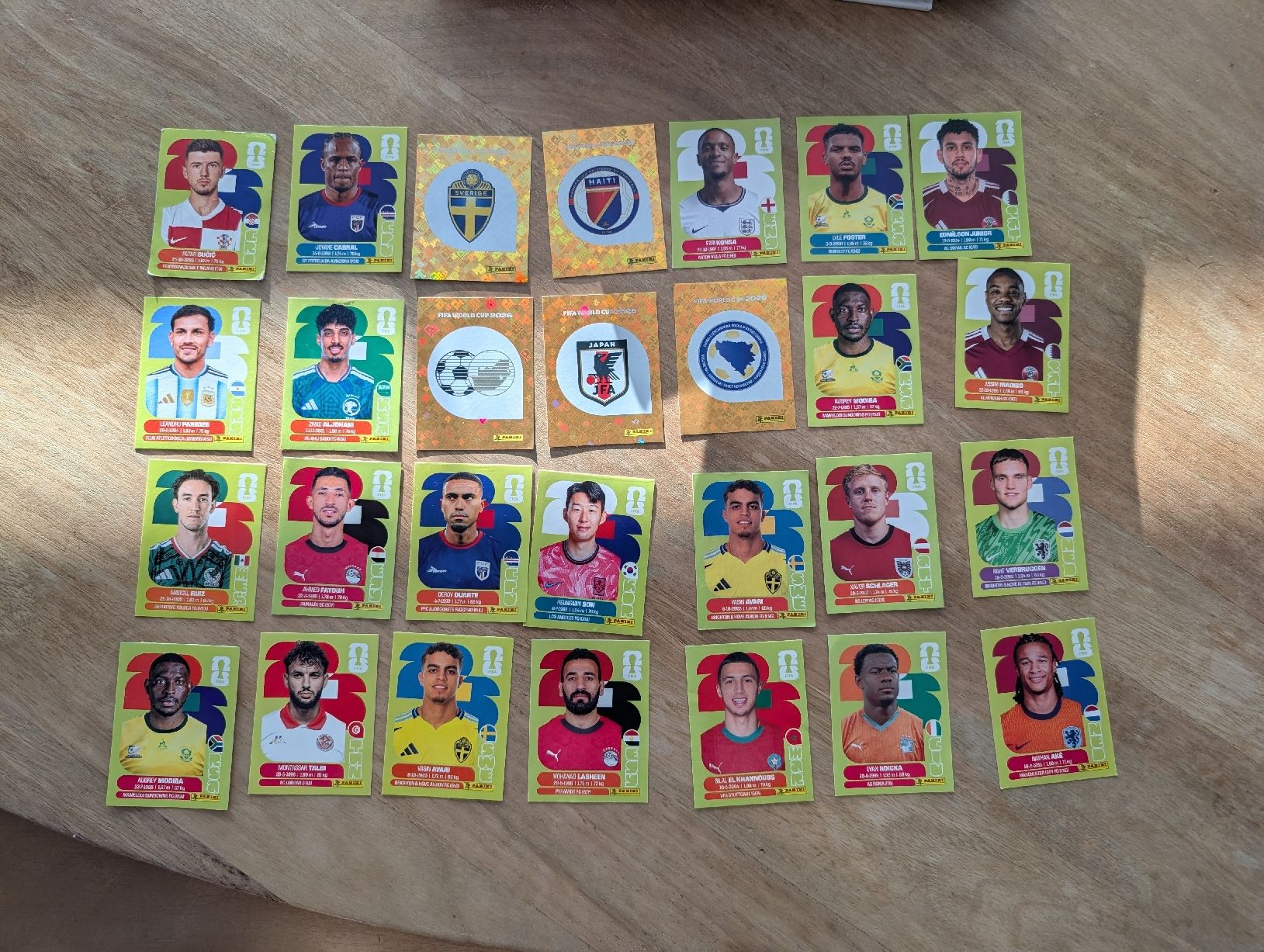 Panini Carte collezionabili: 28 Panini étiquettes  – Usato da Cormérod venduto da per_9n7c